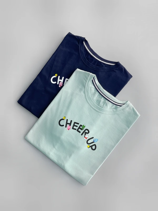 تیشرت قواره نرمال  cheer
