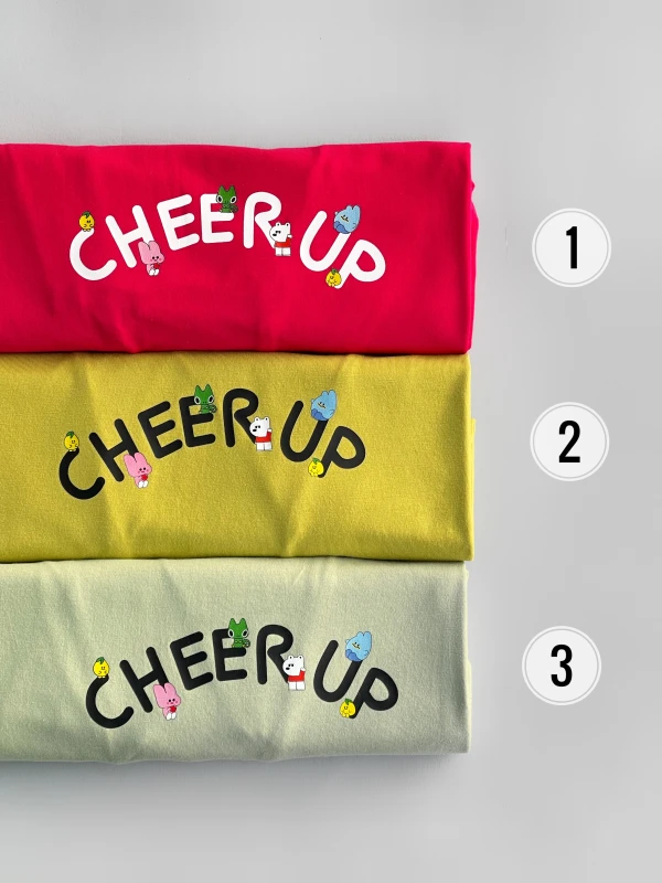 تیشرت قواره نرمال  cheer