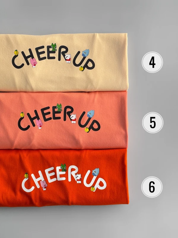 تیشرت قواره نرمال  cheer