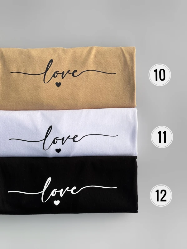 تیشزت قواره نرمال تکست لاو