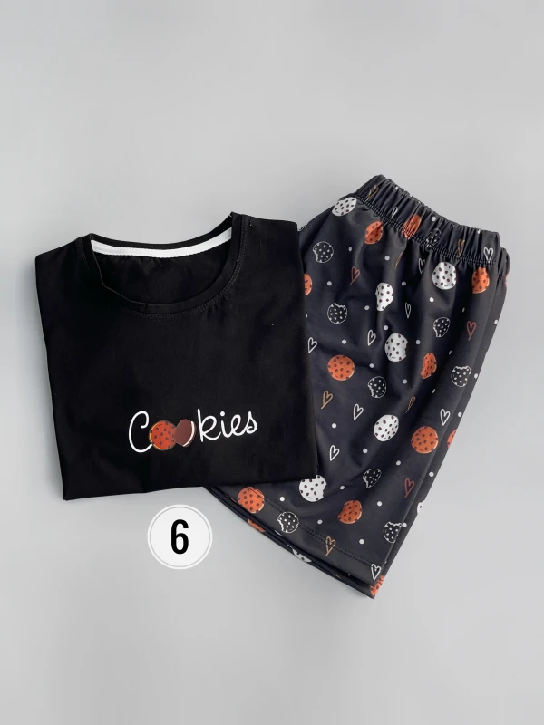 ست کراپ شورتک طرحمیکس اسپان