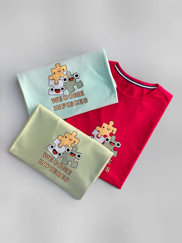 تیشرت قواره نرمال پازل