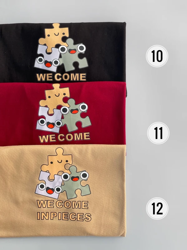 تیشرت قواره نرمال پازل