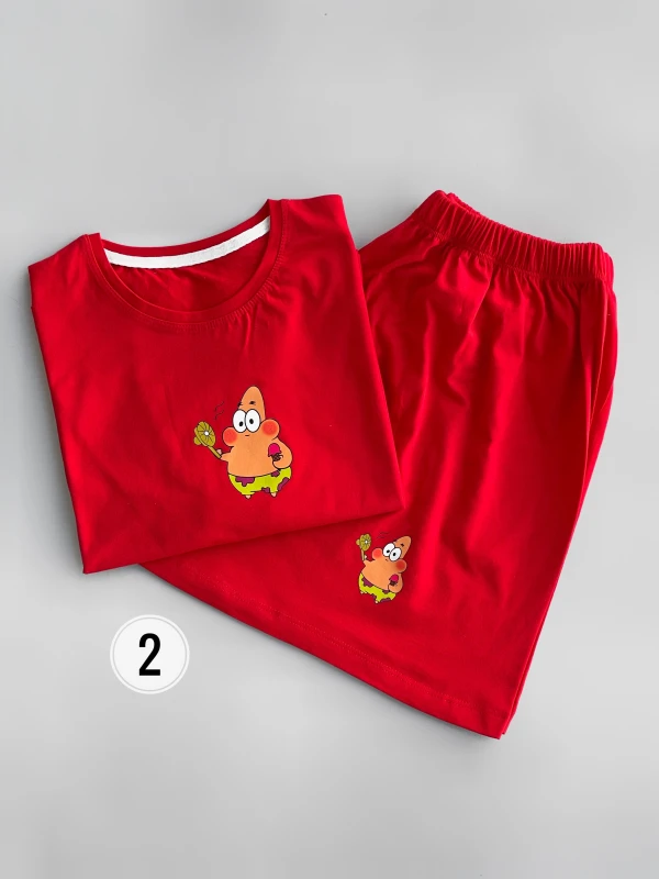 ست کراپ شورتک پاتریک بستنی