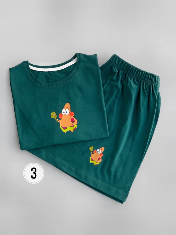 ست کراپ شورتک پاتریک بستنی