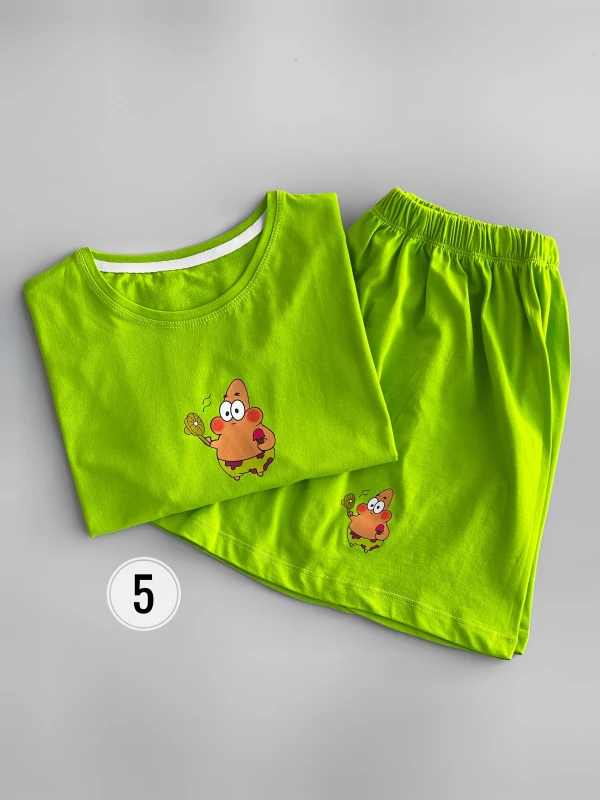 ست کراپ شورتک پاتریک بستنی