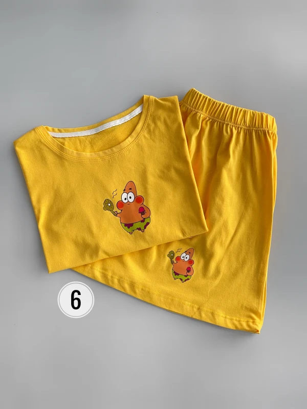 ست کراپ شورتک پاتریک بستنی