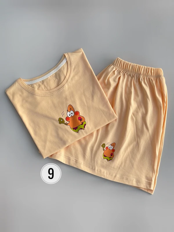 ست کراپ شورتک پاتریک بستنی