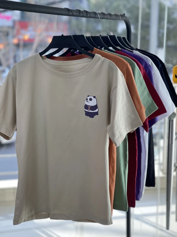 تیشرت قواره‌نرمال کله فندقی‌ کوکی