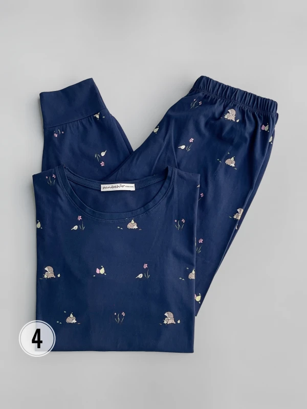 ست تیشرت شلوار تمام چاپ جوجه تیغی