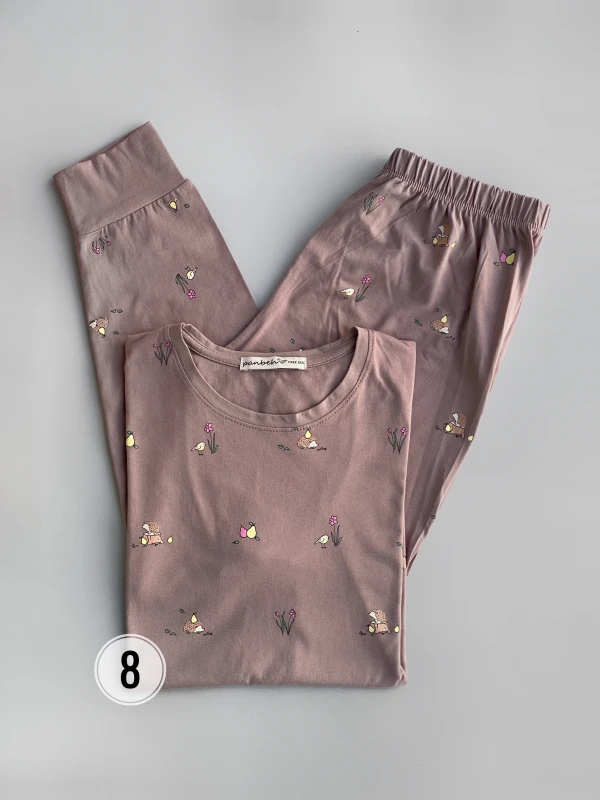 ست تیشرت شلوار تمام چاپ جوجه تیغی