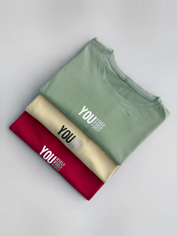 تیشرت قواره دار YOU
