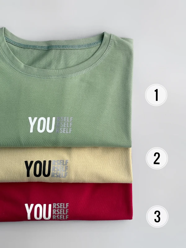 تیشرت قواره دار YOU