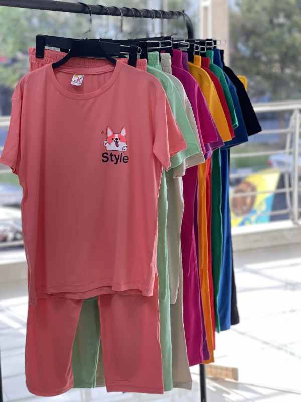 ست تیشرت شلوار  روباه