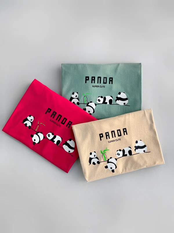 تیشرت قواره نرمال پاندا کیوت