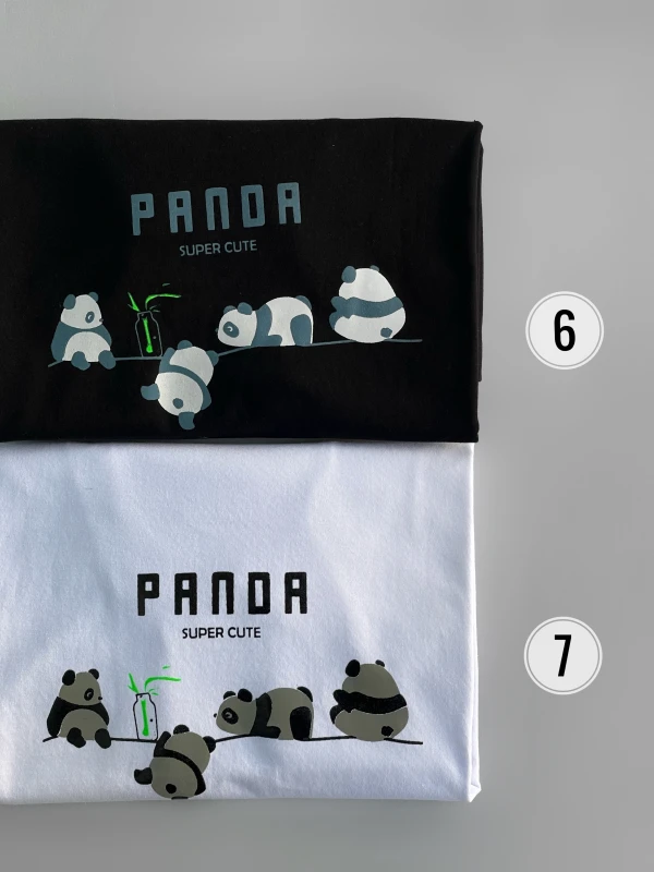 تیشرت قواره نرمال پاندا کیوت