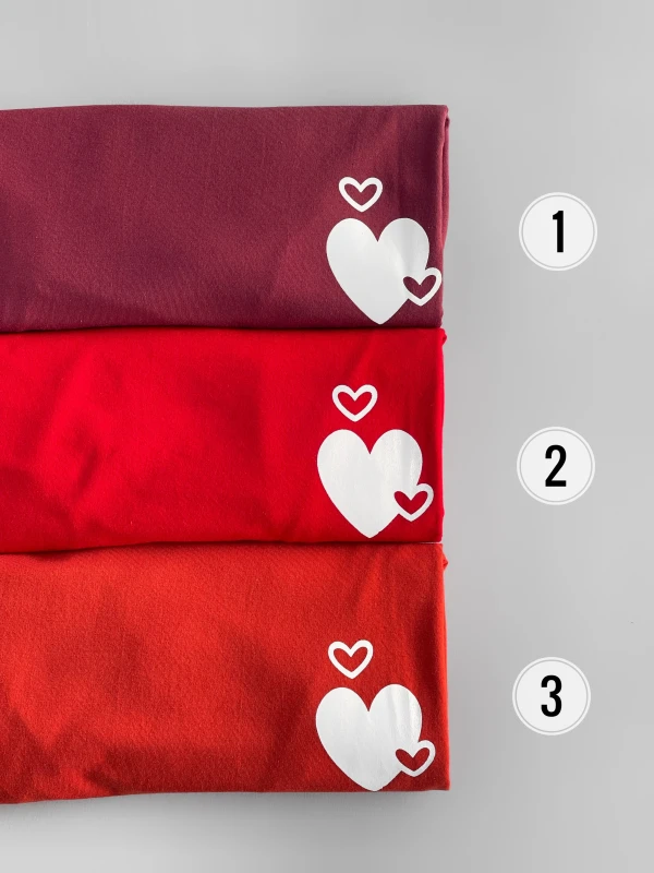 تیشرت قواره نرمال سه قلب