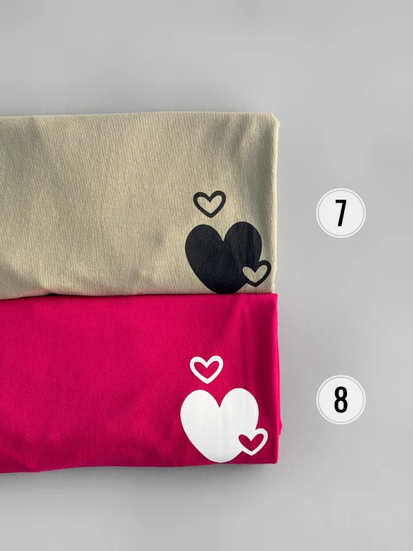 تیشرت قواره نرمال سه قلب