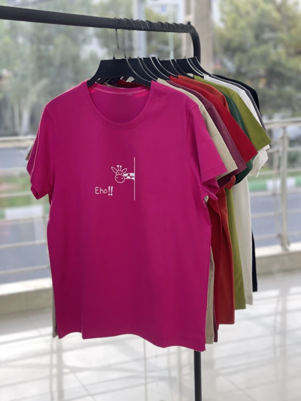تیشرت نخ پنبه زرافه