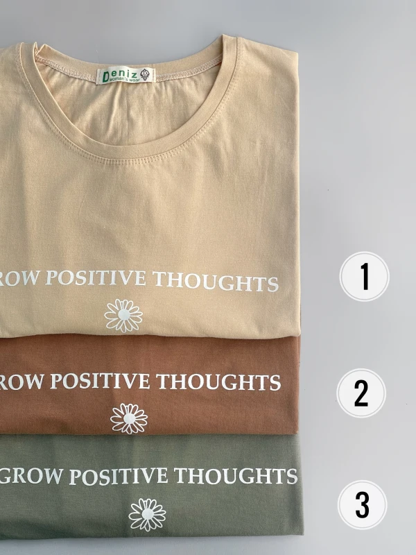 تیشرت نخ پنبه لانگ grow