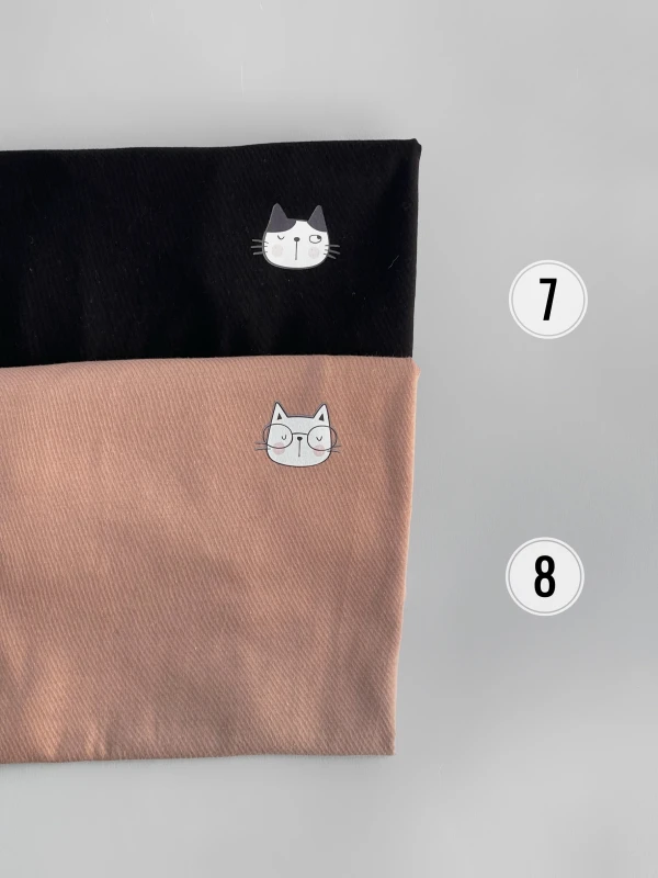 تیشرت نخ پنبه گربه ریز 1