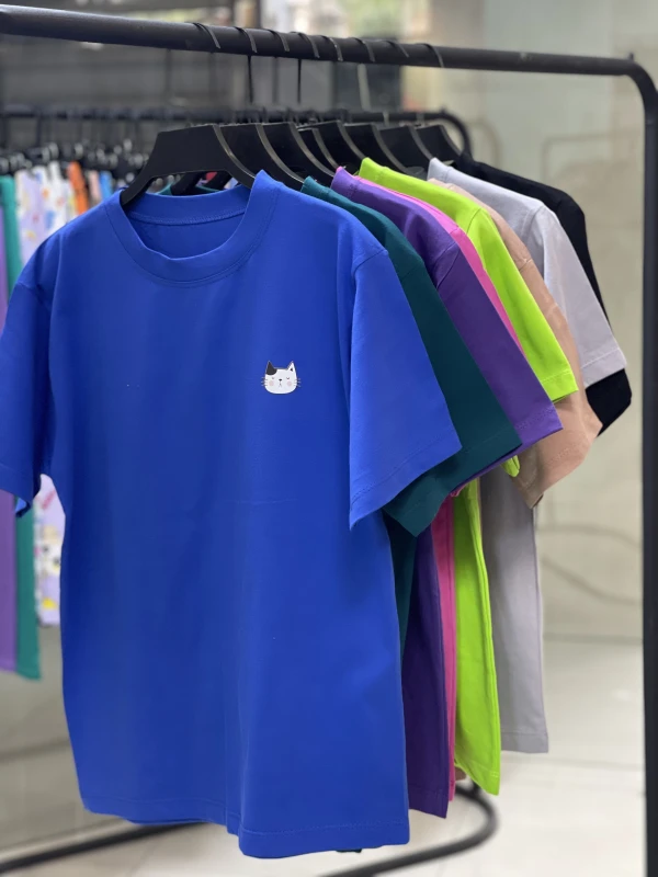 تیشرت نخ پنبه گربه ریز 1