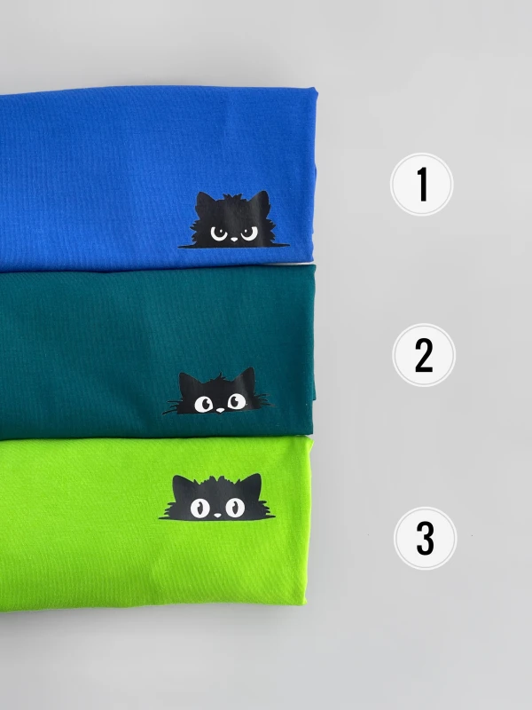 تیشرت نخ پنبه گربه سیاه 2