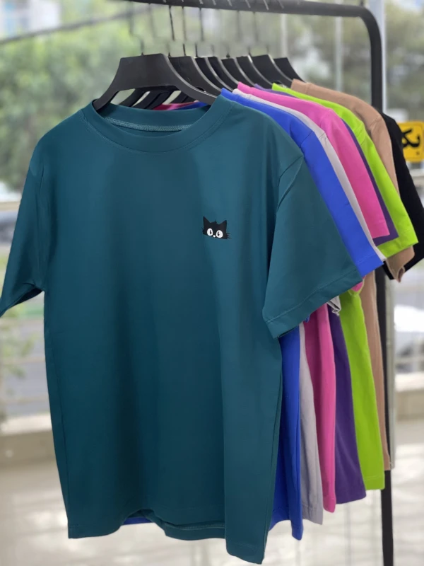 تیشرت نخ پنبه گربه سیاه 2