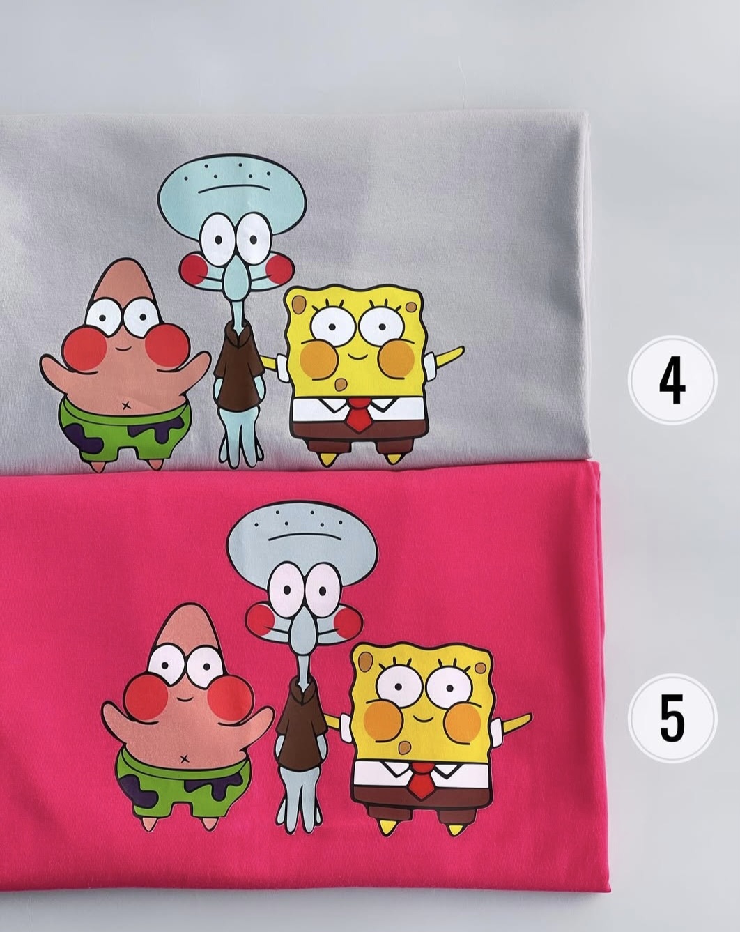 تیشرت نخ پنبه باکسی باب و دوستاش