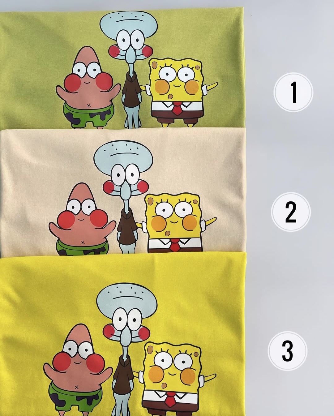 تیشرت نخ پنبه باکسی باب و دوستاش