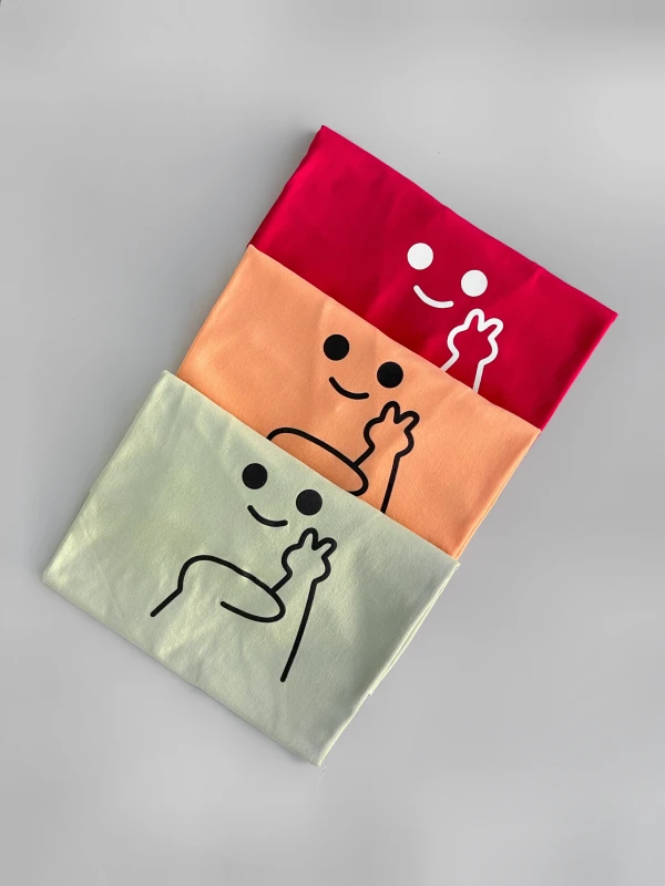 تیشرت نخ پنبه شکلک 1