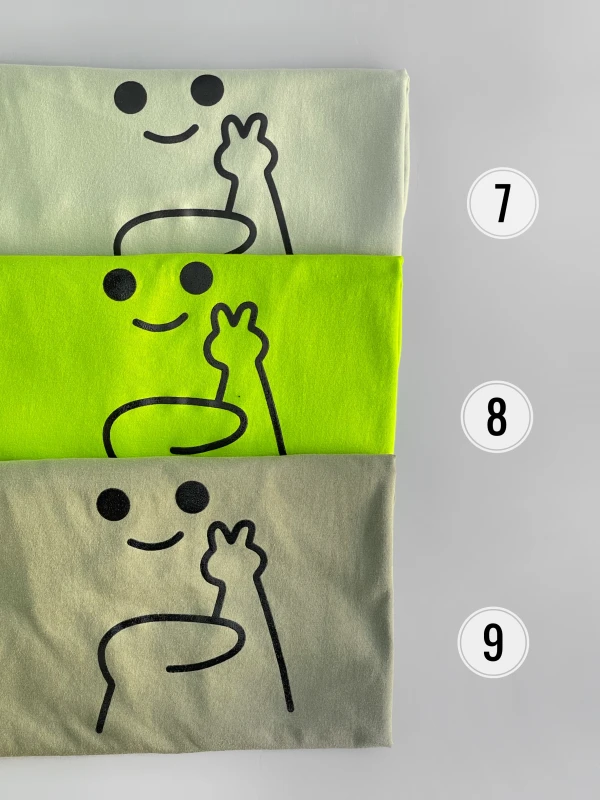 تیشرت نخ پنبه شکلک 1