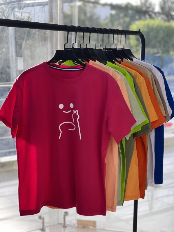 تیشرت نخ پنبه شکلک 1