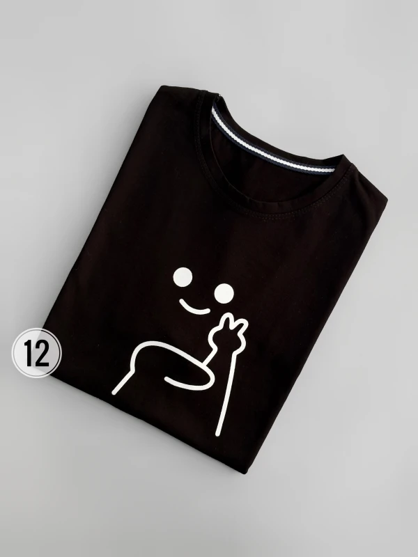 تیشرت نخ پنبه شکلک 1