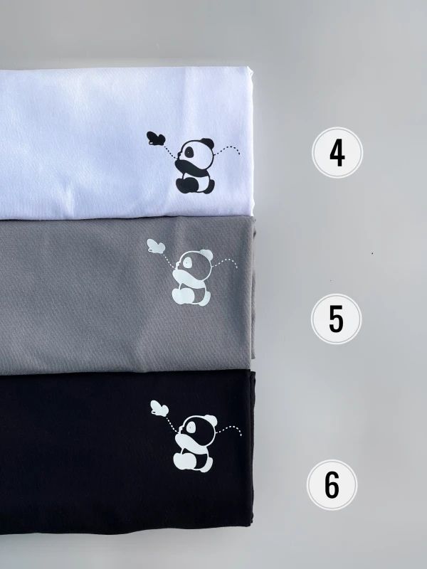 تیشرت نخ پنبه پاندا  1102