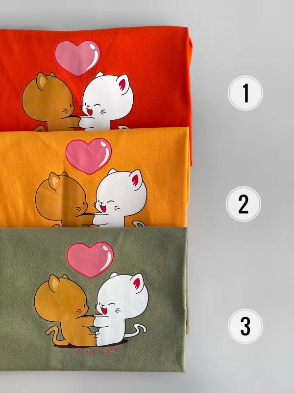 تیشرت نخ پنبه خرس عاشق 1109