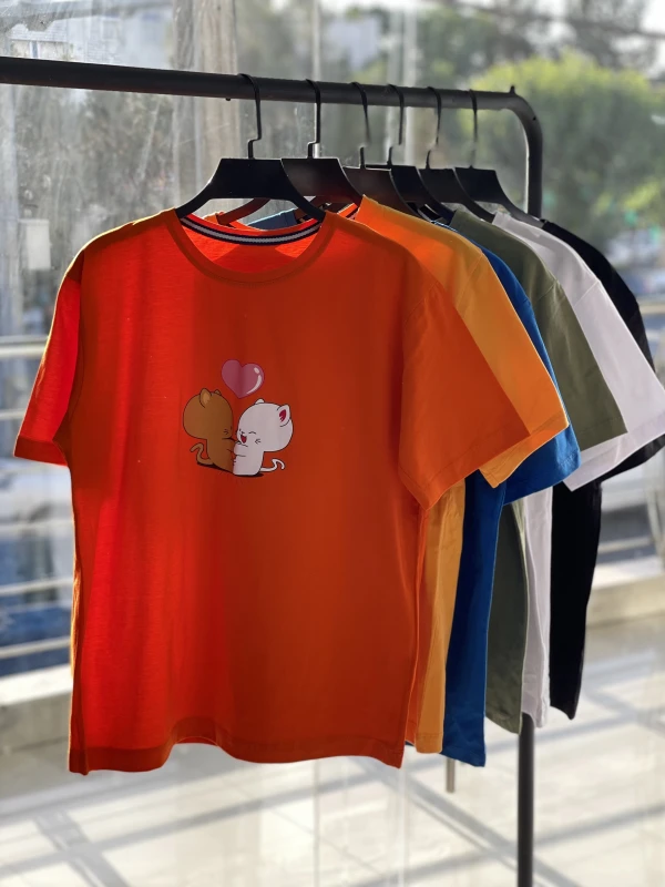 تیشرت نخ پنبه خرس عاشق 1109