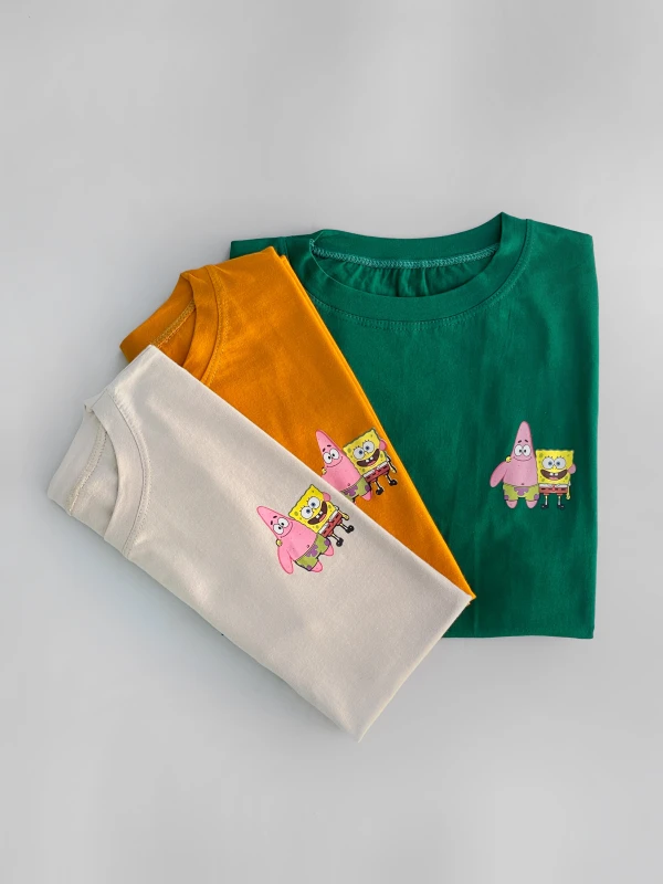 تیشرت نخ پنبه باب و پاتریک 1110