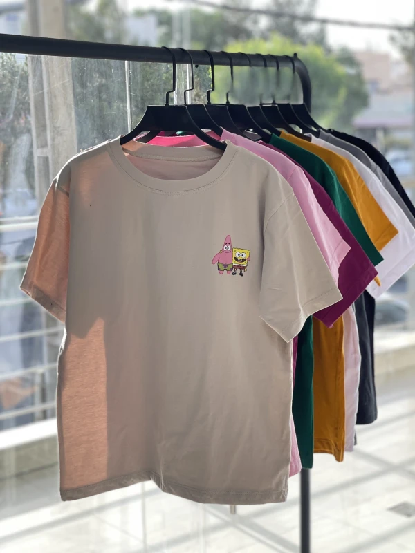 تیشرت نخ پنبه باب و پاتریک 1110