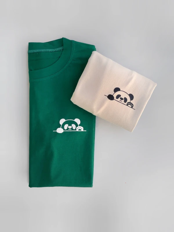تیشرت نخ پنبه پاندا 1111
