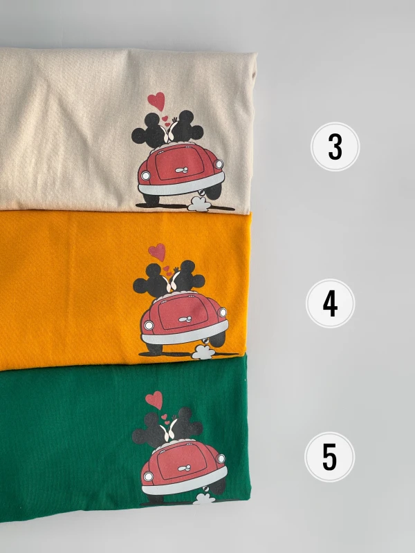 تیشرت نخ پنبه میکی 1114