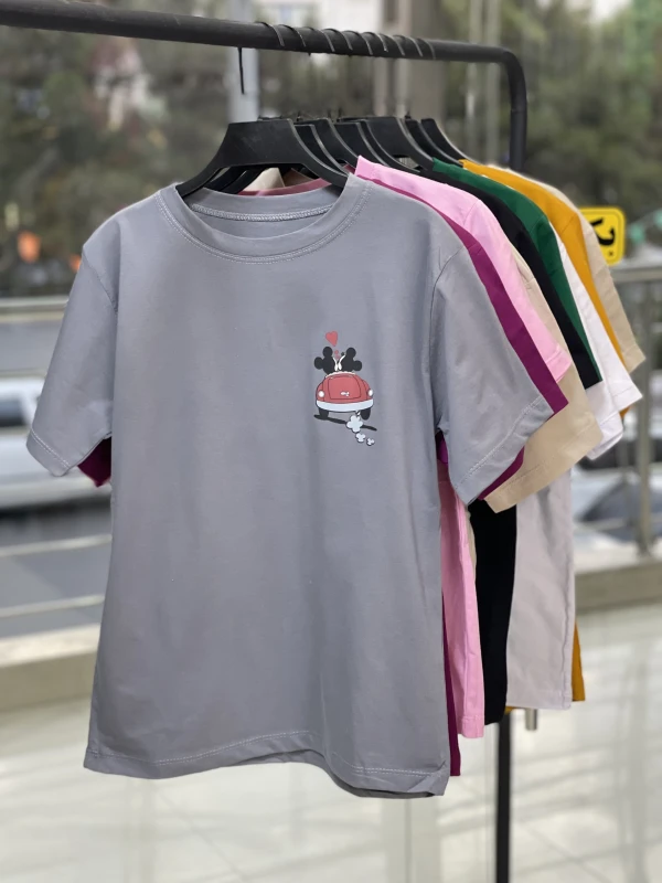 تیشرت نخ پنبه میکی 1114