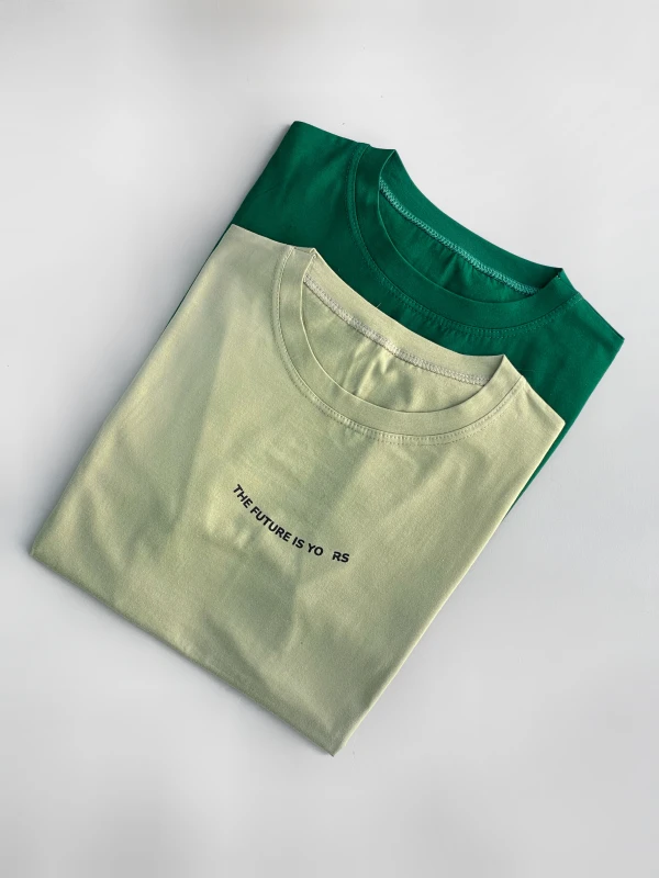 تیشرت نخ پنبه تکست دار 1139