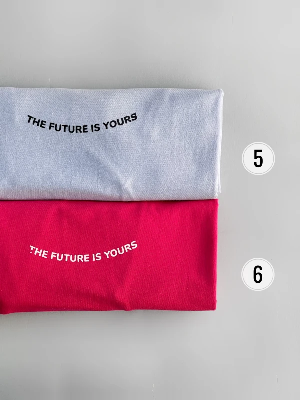 تیشرت نخ پنبه تکست دار 1139