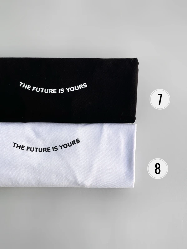 تیشرت نخ پنبه تکست دار 1139