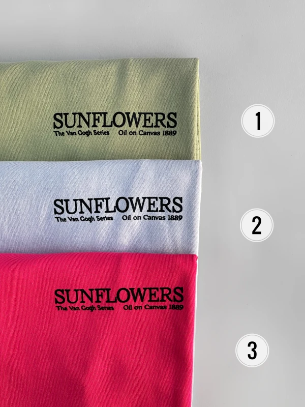 تیشرت نخ پنبه تکست دار 1142