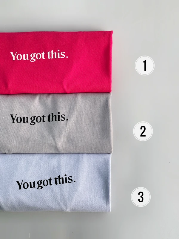 تیشرت نخ پنبه تکست دار 1146