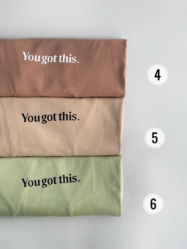 تیشرت نخ پنبه تکست دار 1146