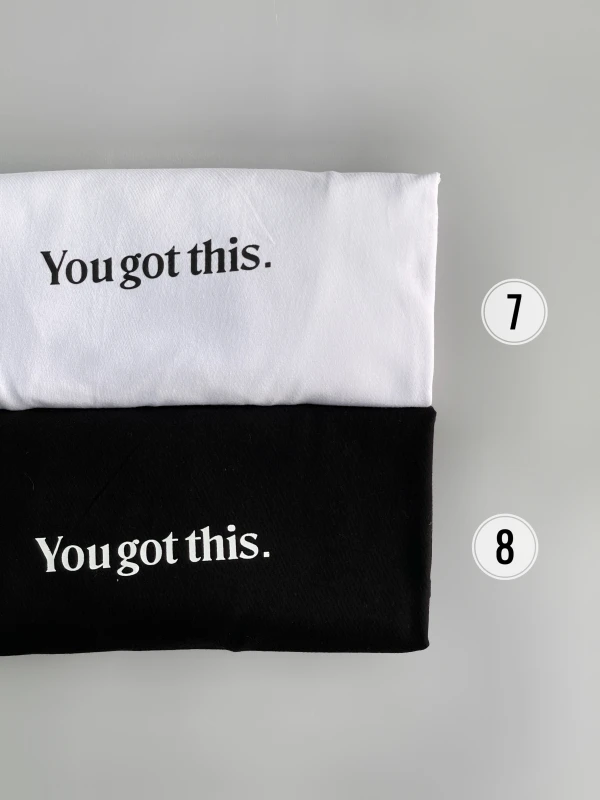 تیشرت نخ پنبه تکست دار 1146