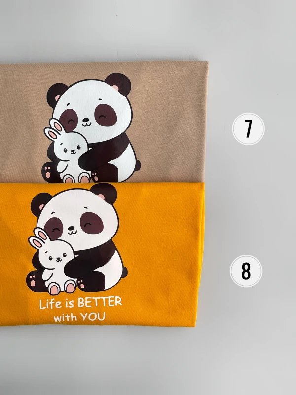 تیشرت نخ پنبه پاندا 1152